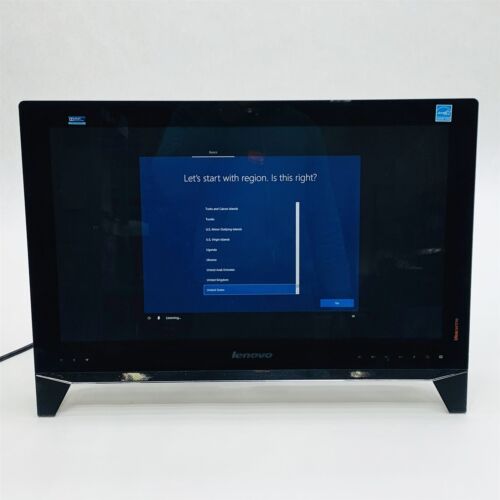 Lenovo IdeaCentre B550 23" Touch i5-4460 3.2GHz 12GB RAM 256GB SSD Win10 AIO PC