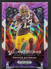 2021 Panini Prizm Draft Picks Prizm 🟣 Purple- Rashod Bateman - #196