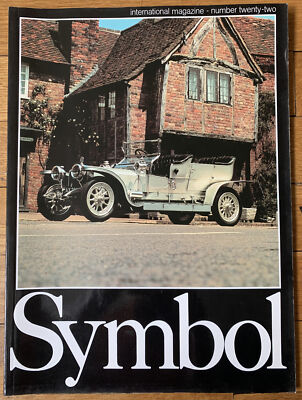 Symbol Magazine # 22 - Ferrari, Rolls Royce and Riva Boats - Summer 1989