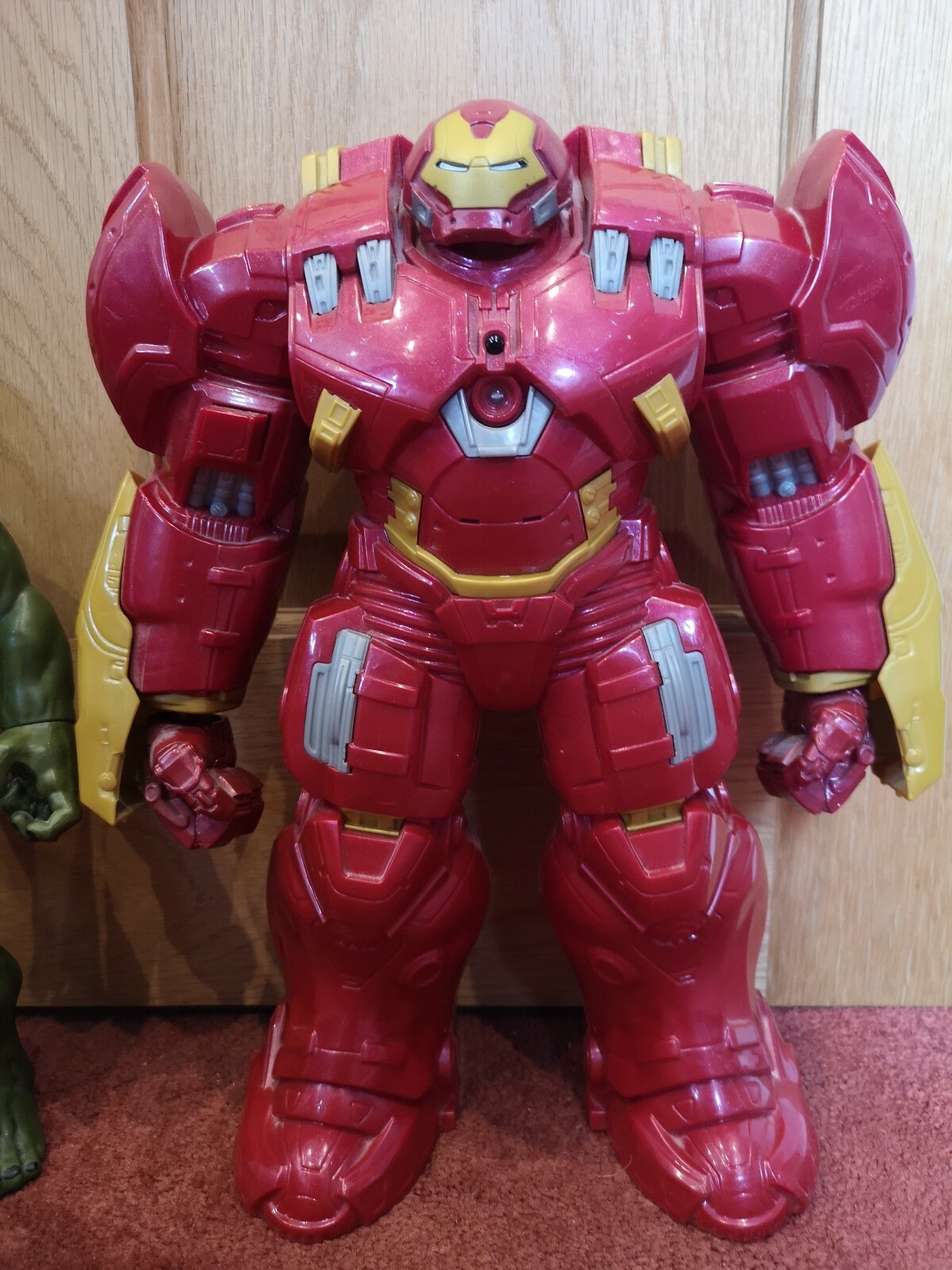 marvel avengers age of ultron interactive hulk buster action figure