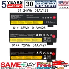 ✅For Lenovo 72Wh 61++ 01AV427 Battery ThinkPad T470 T480 T570 T580 P51s P52s