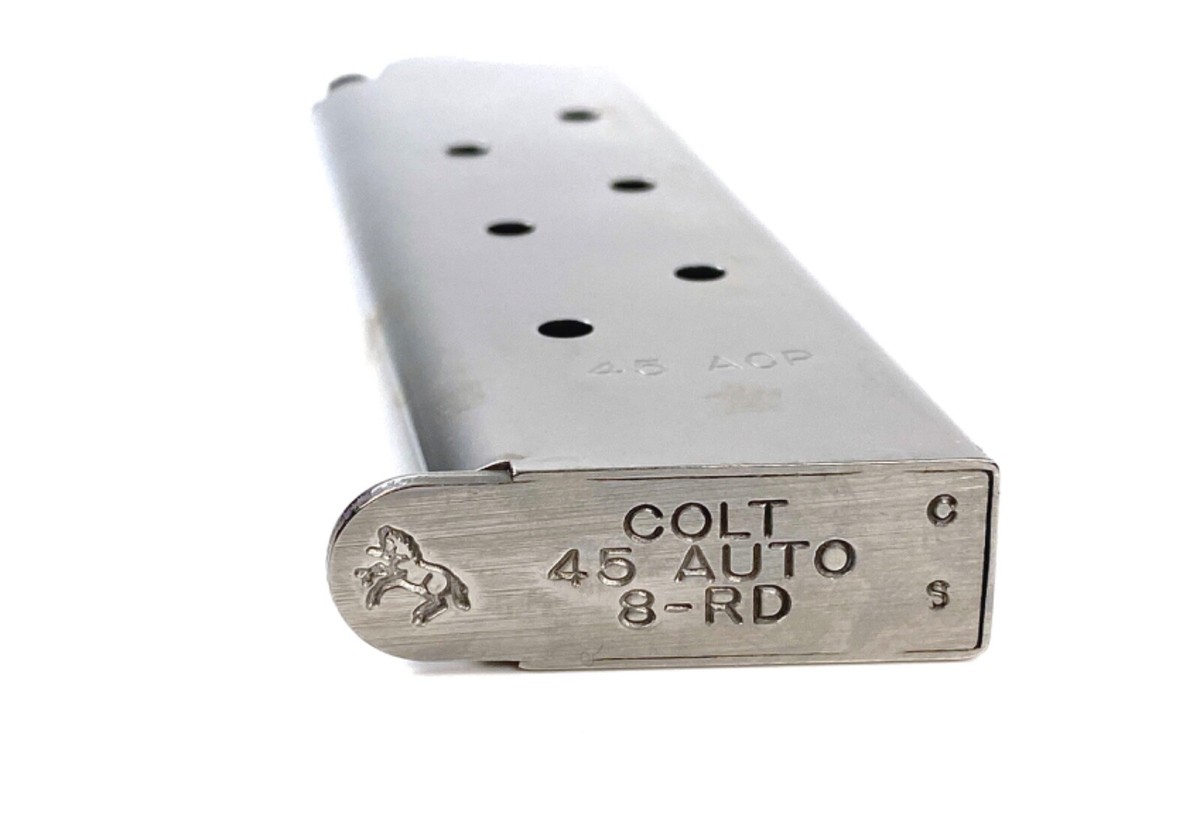 Colt 1911 45 ACP 8 rd Stainless Magazine Gov't & Commander *4 PACK