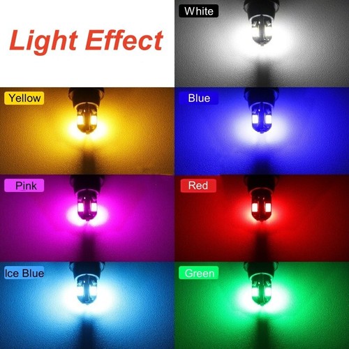 T10 LED Car Light Bulb Canbus License Plate Light Width Light Signal Light 10Pcs - Bild 82 von 94