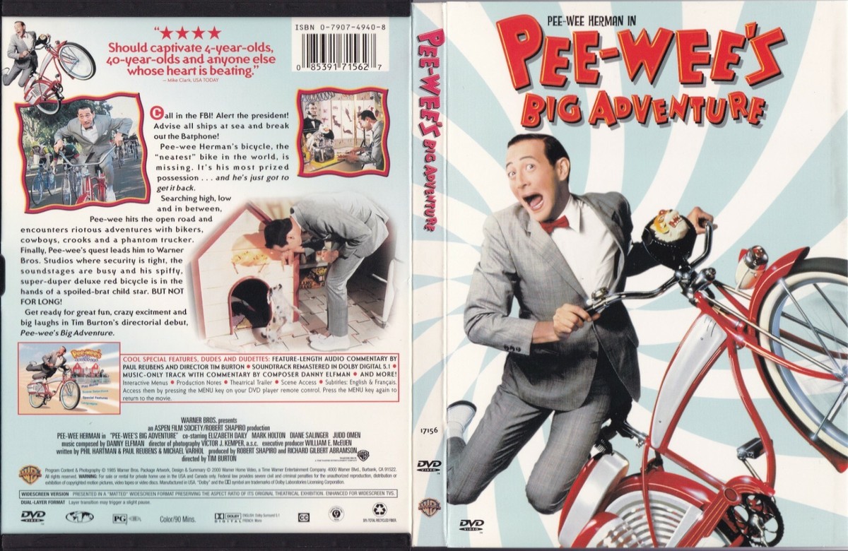邦画・日本映画 Pee-wee's Big Adventure DVD Pee-Wee's Big Adventure DVD NEW SEALED Paul Reubens Pee Wee