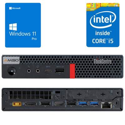 Lenovo ThinkCentre M720q i5-8400T (6 core) 8/16/32GB - 256/512/1024GB SSD Win 11