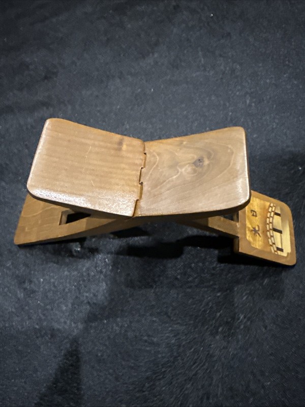 Japanese Wood Foldable Pillow  Neck Rest 