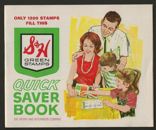S & H Green Stamps and Quick Saver Book from Rea & Derick's
