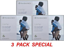 3 PACK Nu Skin Pharmanex Lifepak Anti Aging Authentic -New-Sealed- 12/2026