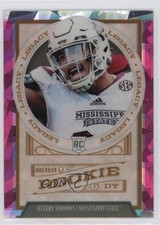 2019 Legacy Rookies Premium Edition Diamond Prizm 3/10 Jeffery Simmons #174 nd3