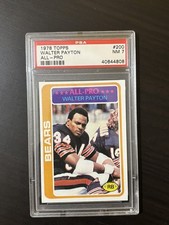 Walter Payton 1978 Topps All-Pro #200 PSA 7 NM Chicago Bears Hall of Fame HOF