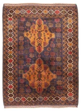 2'8" x 3'7" Traditional Vintage Hand Knotted Oriental Carpet Wool Area Rug