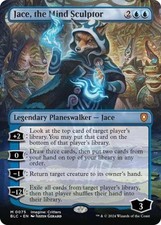 MTG English Jace, the Mind Sculptor (Borderless) NM Foil Commander: Bloomburrow