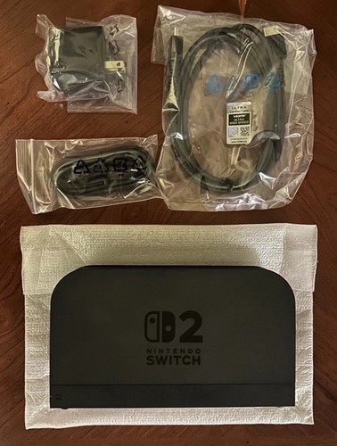 Genuine Nintendo Switch 2 Charging Dock Set With Charger And HDMI Cable