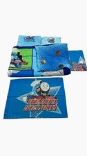 Thomas The Tank Comforter And Matching Sheet Set Fitted, Flat  1 Pillow Case