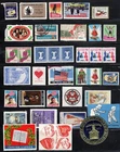 US Stamp Vintage 1940s-1960's Local Christmas Seals Charity, Lot of 36, MNH/MLH