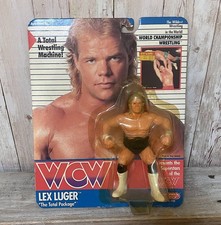 Buy It Now Ultra Rare 1990 GALOOB WCW Lex Luger Figure Hasbro WWF WWE Hogan Stin