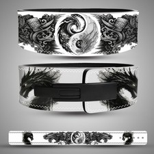 Dragon Style Weightlifting Belt Custom Anime Lifting Belt Gym lifting Belt 13mm
