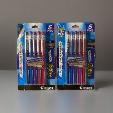 PILOT Frixion Ball ERASABLE Color Sticks 0.7mm Fine Gel Ink Pens 8 Pens Black