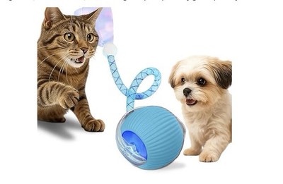 LED Laser Ball Teaser for Pets Interactive Exercise Toy