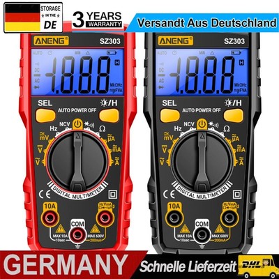 Digital Multimeter 1999 Counts Professional Multifunction Tester High Precision