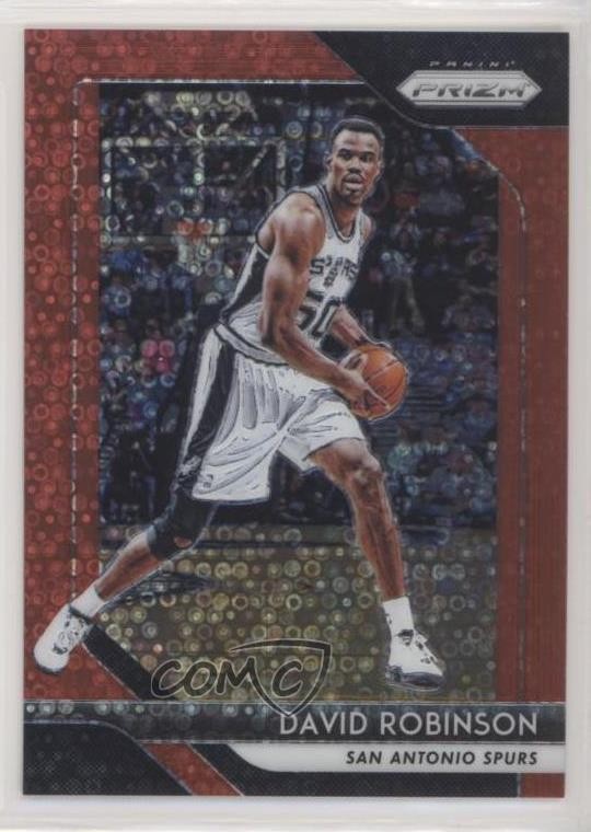 2018-19 Panini Prizm Fast Break Red Prizm 55/125 David Robinson #195 HOF 0ad