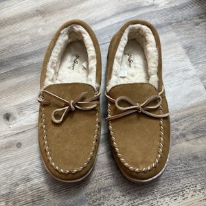MySlipper mens suede faux Sherpa Moccasin Slipper by MyPillow. 8 MyPillow MySlippers Men main image 4