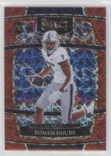 2022 Panini Select Draft Picks Concourse Red Lazer Prizm Romeo Doubs #16 0hk3