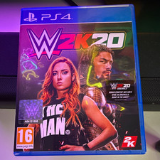 2K WWE 2K20 Sony PlayStation 4 PAL PEGI 16 Wrestling 2019 Manual Multiplayer