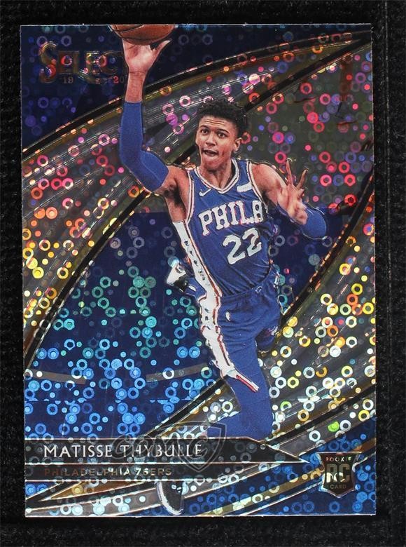 2019 Panini Select Courtside Hybrid Disco Prizm Matisse Thybulle #223 Rookie RC