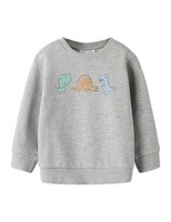 Name It Jungen Nmmsikko Langarmshirt Grau Melange GrößE