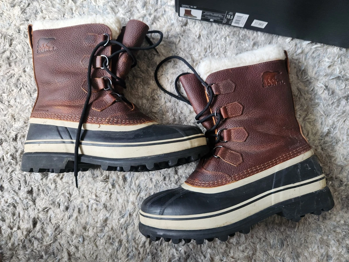 sorel caribou wool tobacco Sorel Caribou Leather Boots for Men