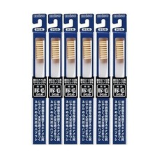 Ebisu pig bristle toothbrush 350B-T Set of 6 new