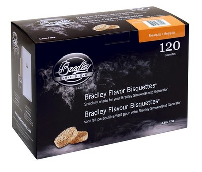 Bradley Smoker Bisquettes for Grilling and BBQ, Mesquite Special Blend, 120 ...