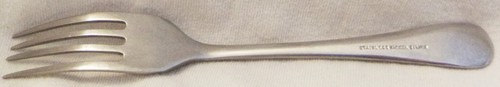 Vintage Fork Stainless Nickel Silver 5 1/4" - Picture 2 of 3
