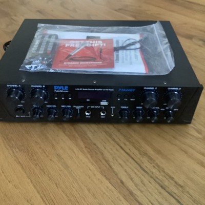 Pyle PTA44BT 4-Ch. Bluetooth Amplifier Stereo Receiver