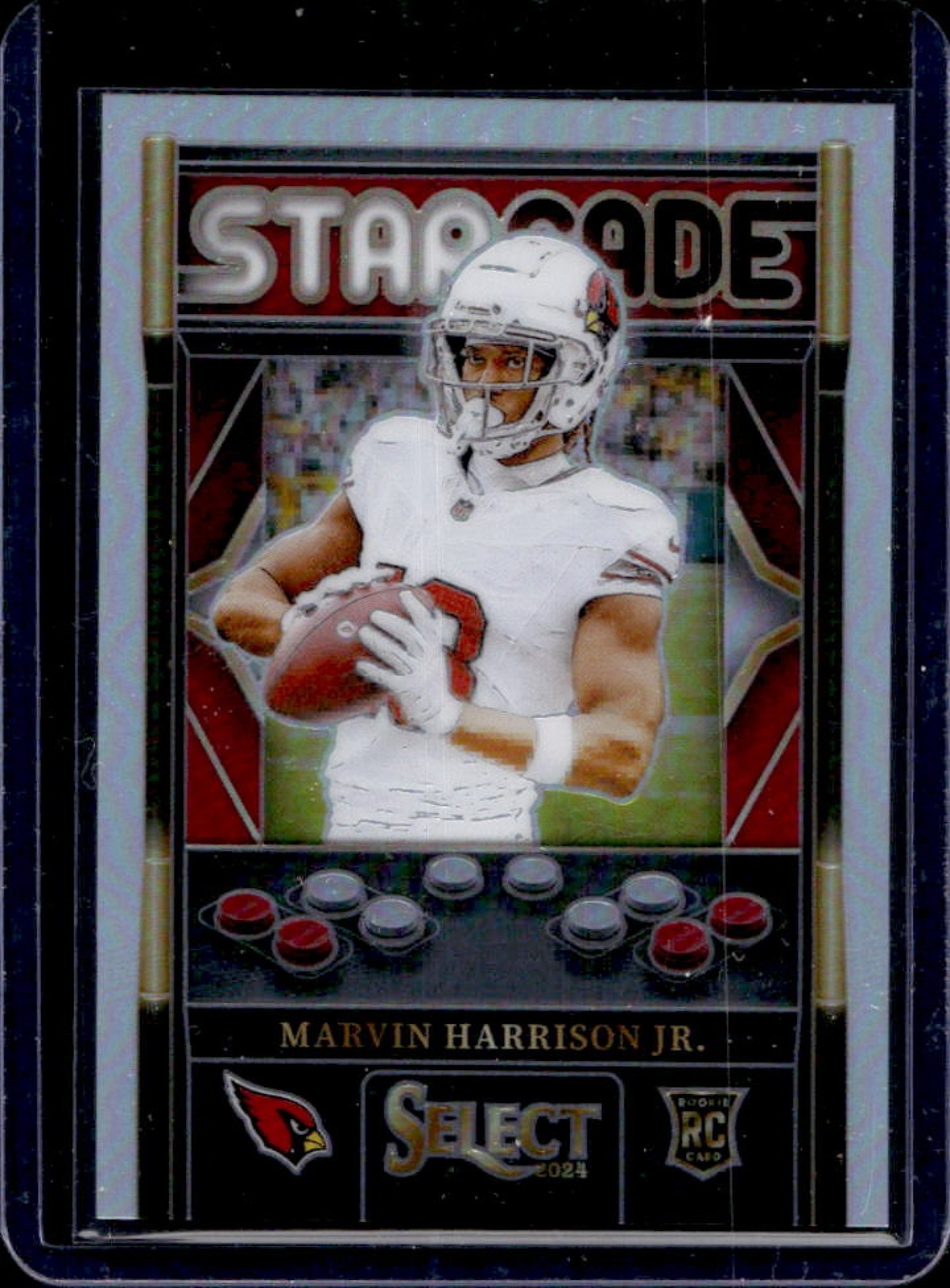 2024 Panini Select Marvin Harrison Jr. Starcade RC Rookie #14 Cardinals