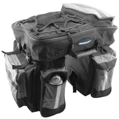 Paire De Sacoches Pour Pièces De Vélo Accell - Ancien Stock Neuf - Noir