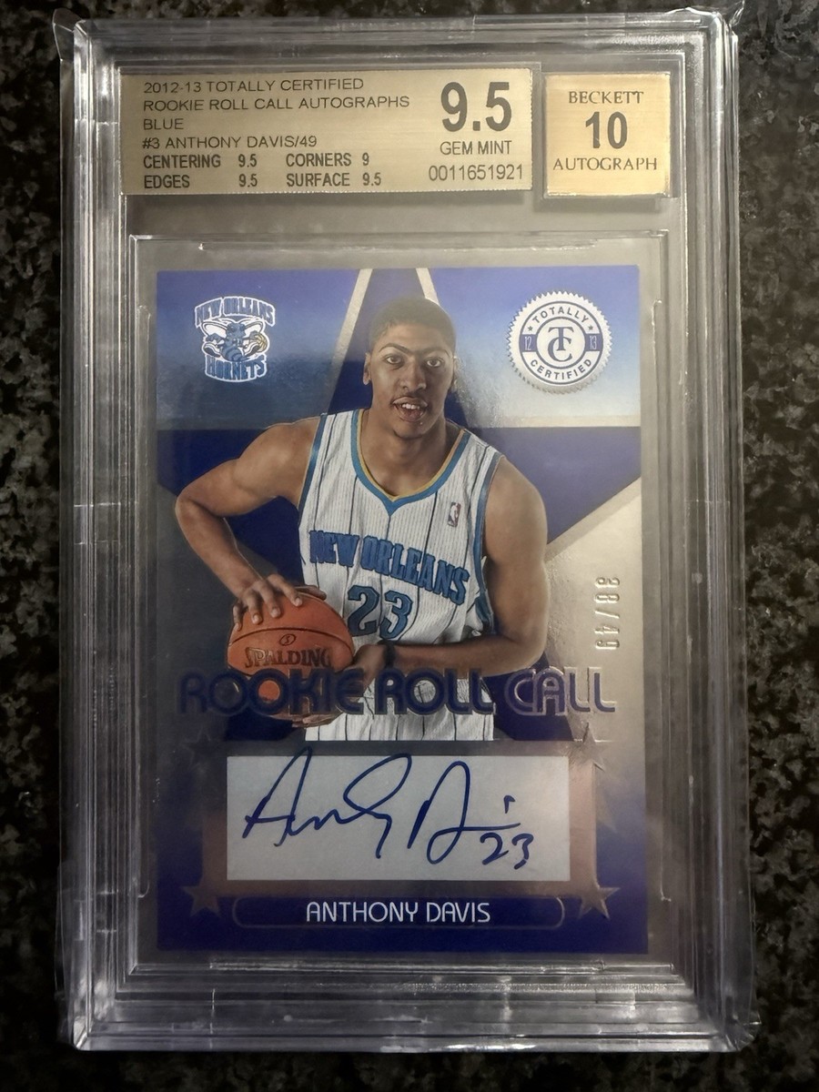 Anthony Davis 2012-13 Panini Totally Certified Blue #/49 BGS 9.5