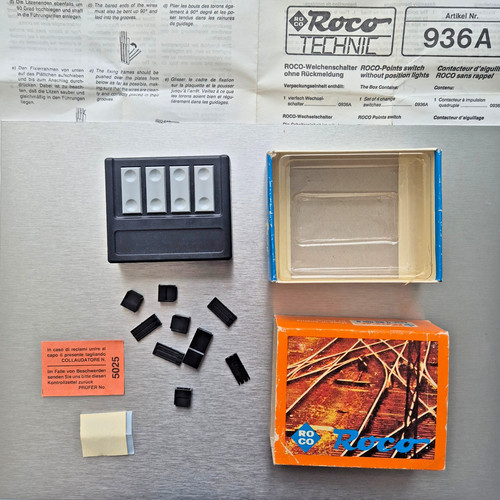 Interruptor de cambio Roco H0 0936 A en embalaje original/2617 | Condition: Gebraucht
