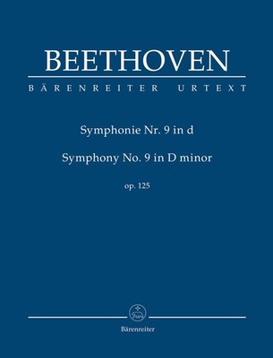 BARENREITER TASCHENPARTITUREN BEETHOVEN L.V - SYMPHONIE NR. 9 IN D MINOR OP....