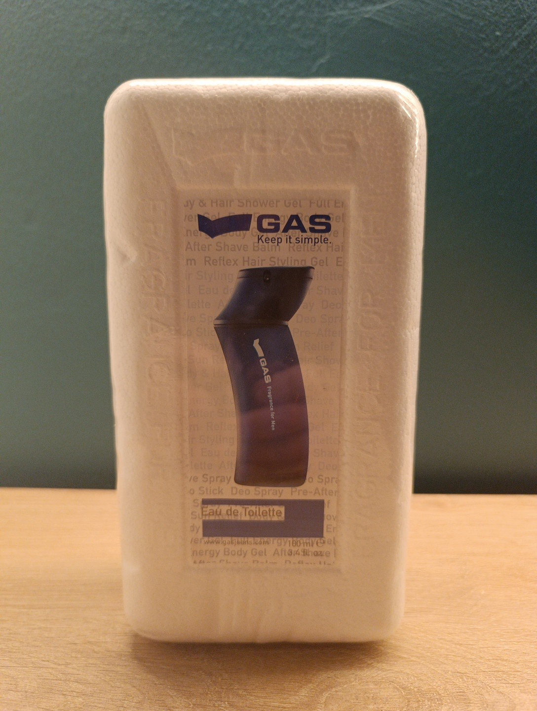 Gas Keep It Simple 100ml Eau De Toilette Profumo Uomo Natural Spray Nuovo