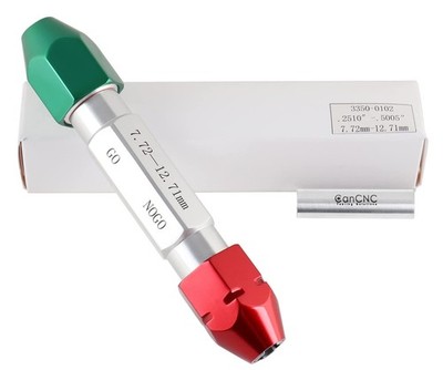 Accusize Industrial Tools 0.251'' - 0.500'' Go/No Go Double End Gage Handle, ...