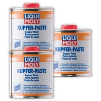 3X Bremsenpaste Liqui Moly 3081 Kupferpaste Kupfer-Paste Montage Bremse Fett