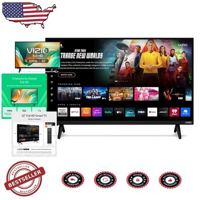 Brand New 32-inch Full HD Smart TV ThinFrame Design Voice Assist Bluetooth Audio