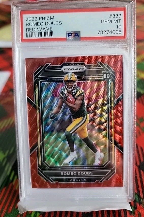 Romeo Doubs Panini Prizm #337 Red Wave