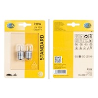 GlüHlampe Hella R10W Standard 12V, 10W, 2 StüCk