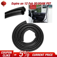 Rubber Seal Edge Trim Weatherstrip Guard with Bulb Car Door/Hood/Trunk 6 ft/72"
