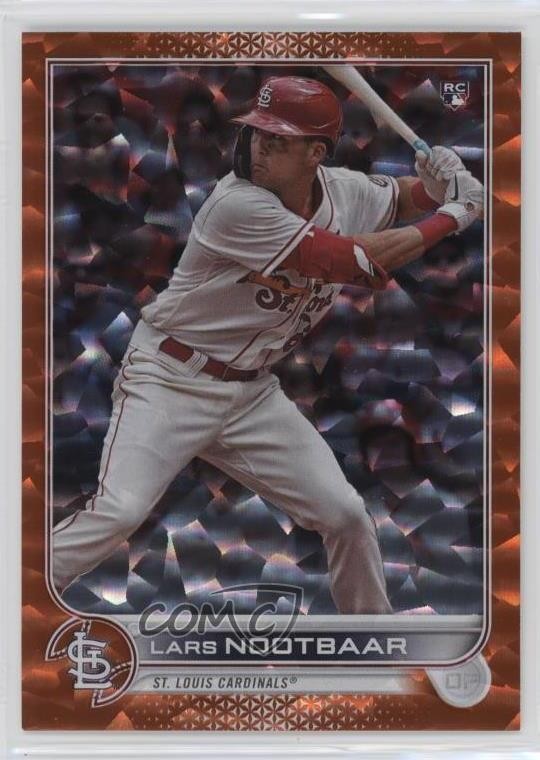 2022 Topps Series 1 Orange Foil /299 Lars Nootbaar #58 Rookie RC