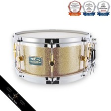 Canopus The Maple 6.5x13 Snare Drum Ginger Glitter Bright Tone