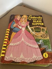 Cinderella and the Glass Slipper Book 1964 Vintage Made in USA Board Book McGraw